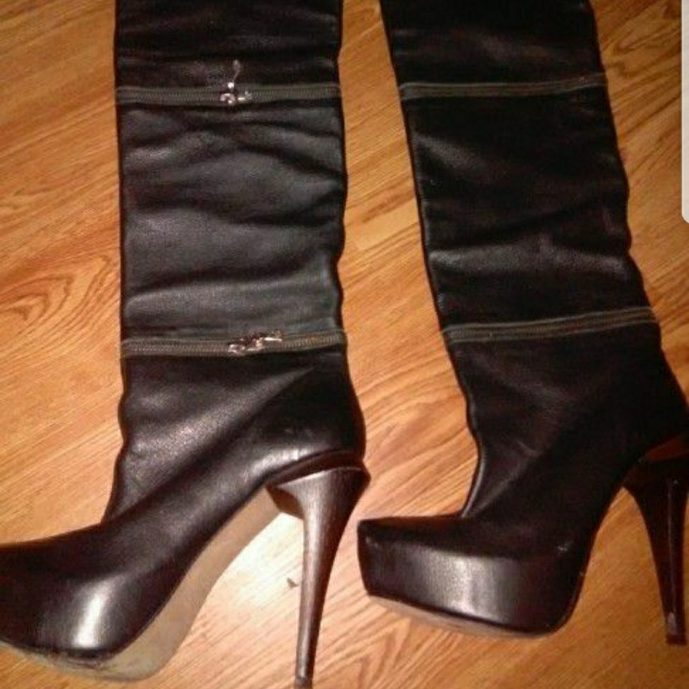 Thigh High Vero Cuoio Boots